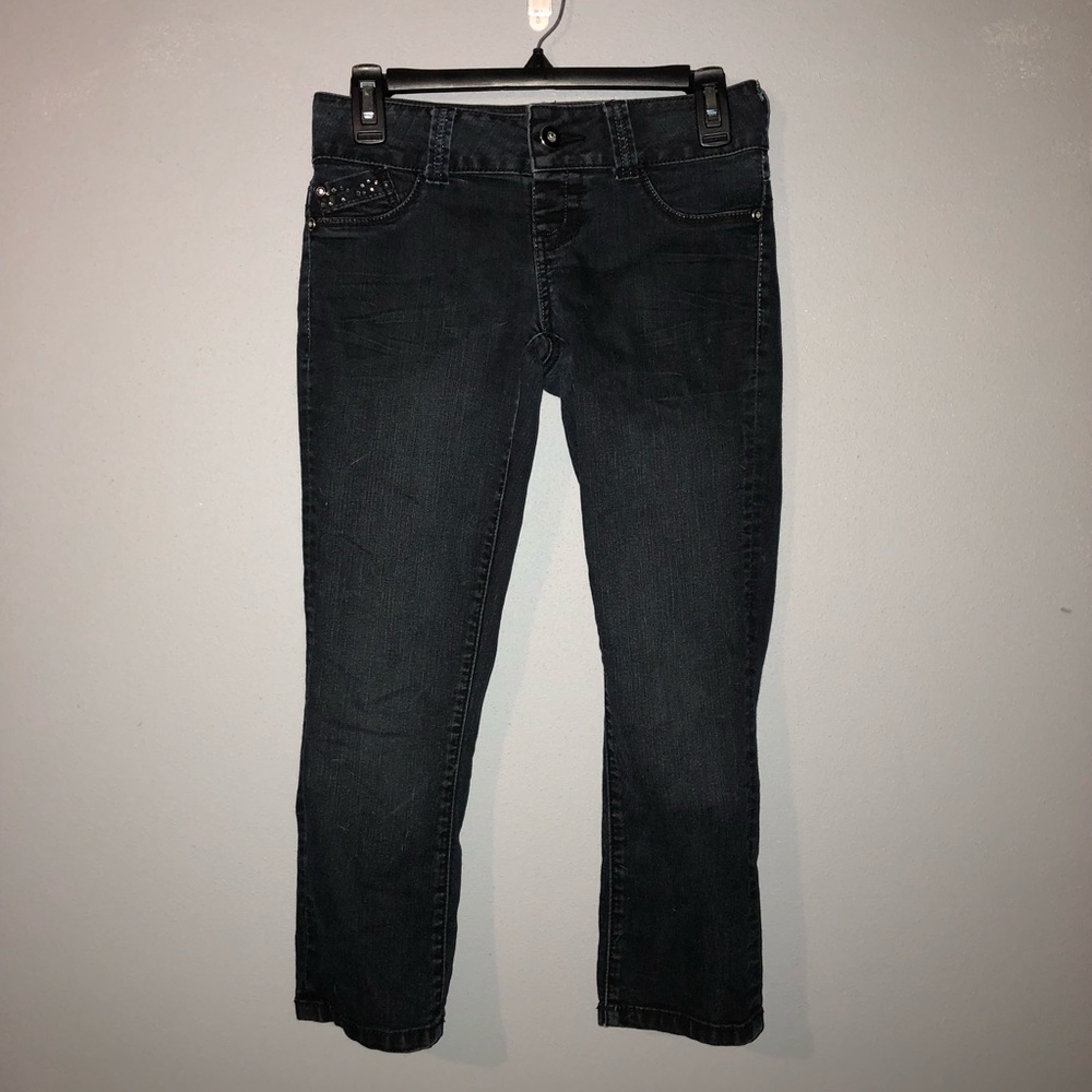 Denim capris